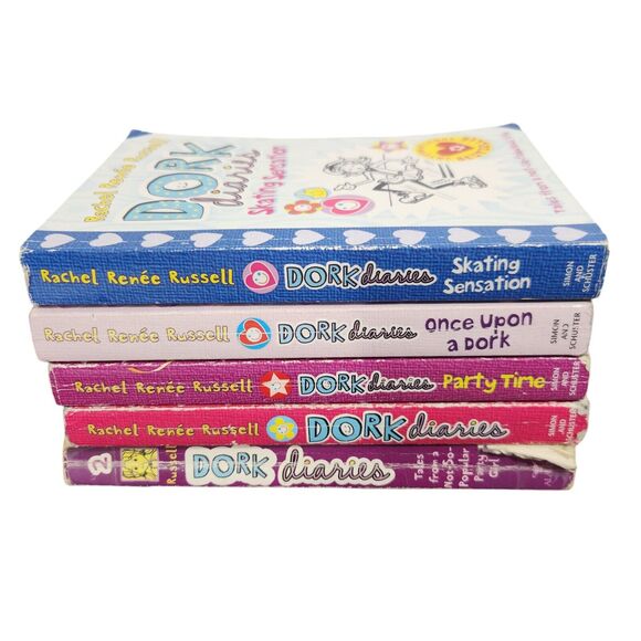 5 DORK DIARIES SOFT COVER BOOKS UPPER ELEMENTARY MIDDLE SCHOOL CLASSROOM LIBRARY - Picture 1 of 8